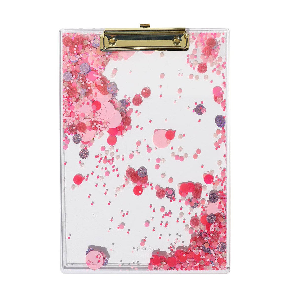 Packed Party Paper Pink Party Confetti Clipboard