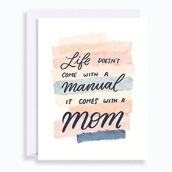 Paper Source Wholesale Greeting Cards Life Manual Mother's Day Card