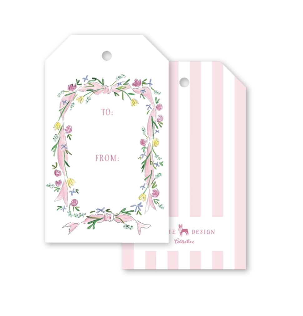 dixie design gift tags pink