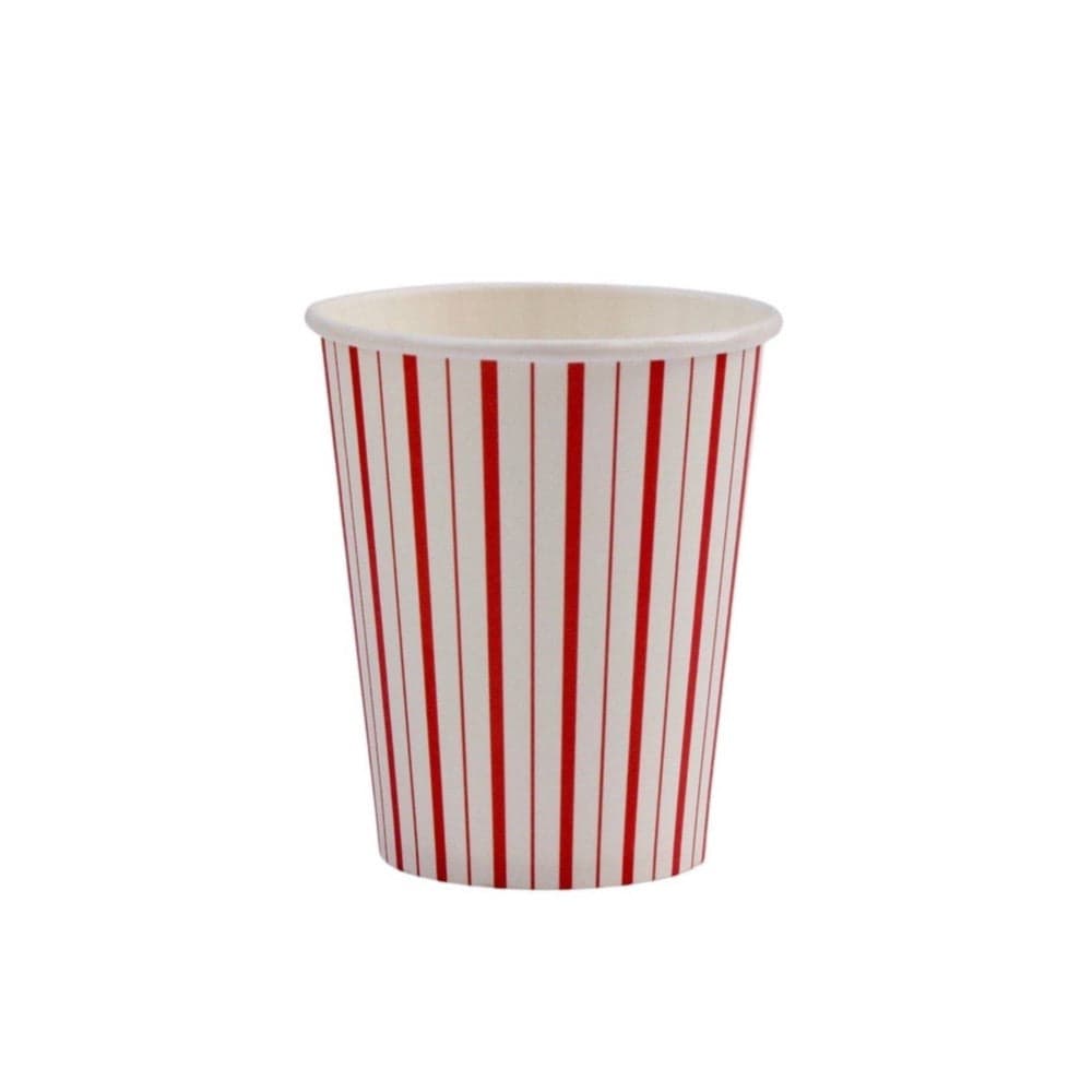 Pooka Party Eu Party Red Fine Stripes Cups (Set of 8)