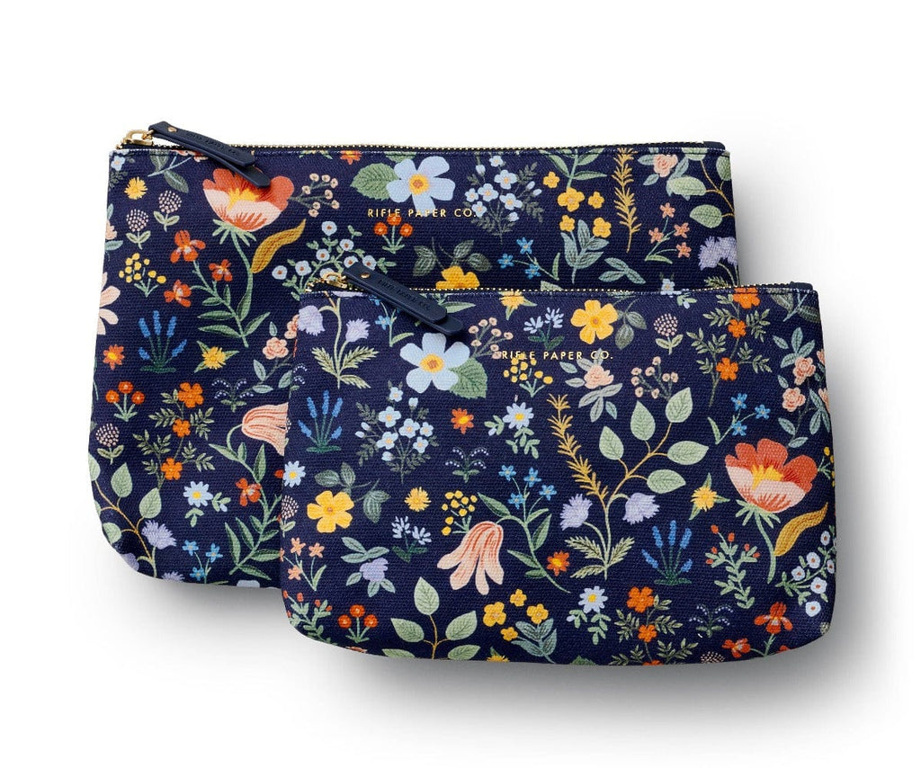 Rifle Paper Co. Bramble Fields Zippered Pouch Set