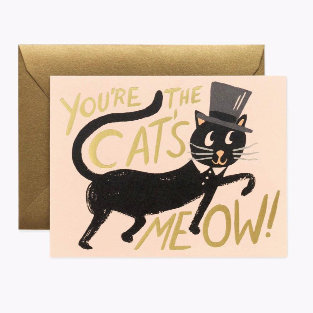 Rifle Paper Co Greeting Cards Cat's Meow Card