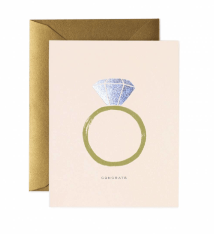 Rifle Paper Co Greeting Cards Congrats Engagement Card