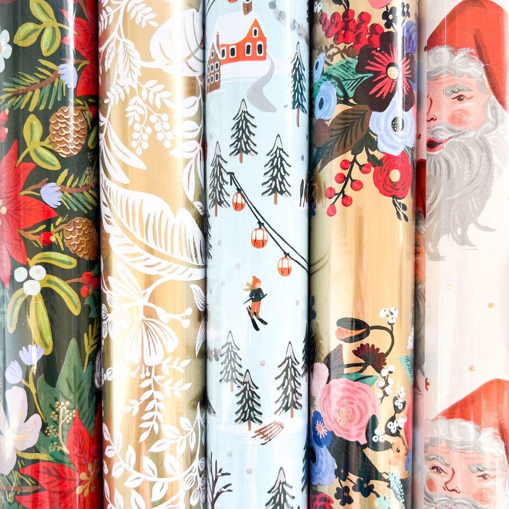 Rifle Paper Co Gift Wrap Holiday Village Continuous Wrapping Roll