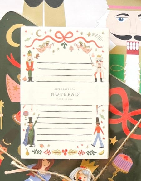 Rifle Paper Co Christmas Nutcracker Notepad