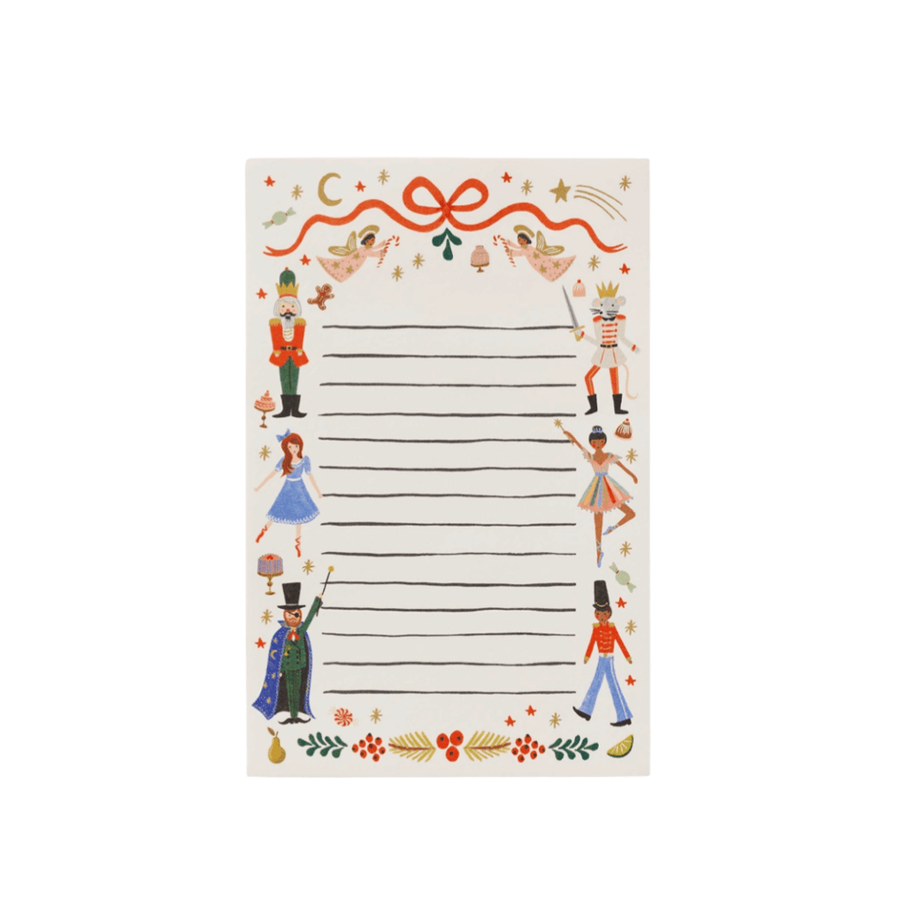 Rifle Paper Co Christmas Nutcracker Notepad