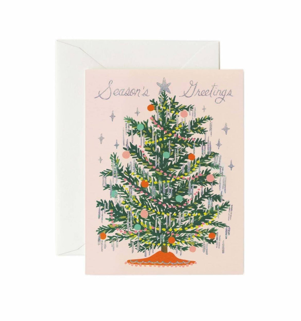 Rifle Paper Co Christmas Tinsel Tree Card