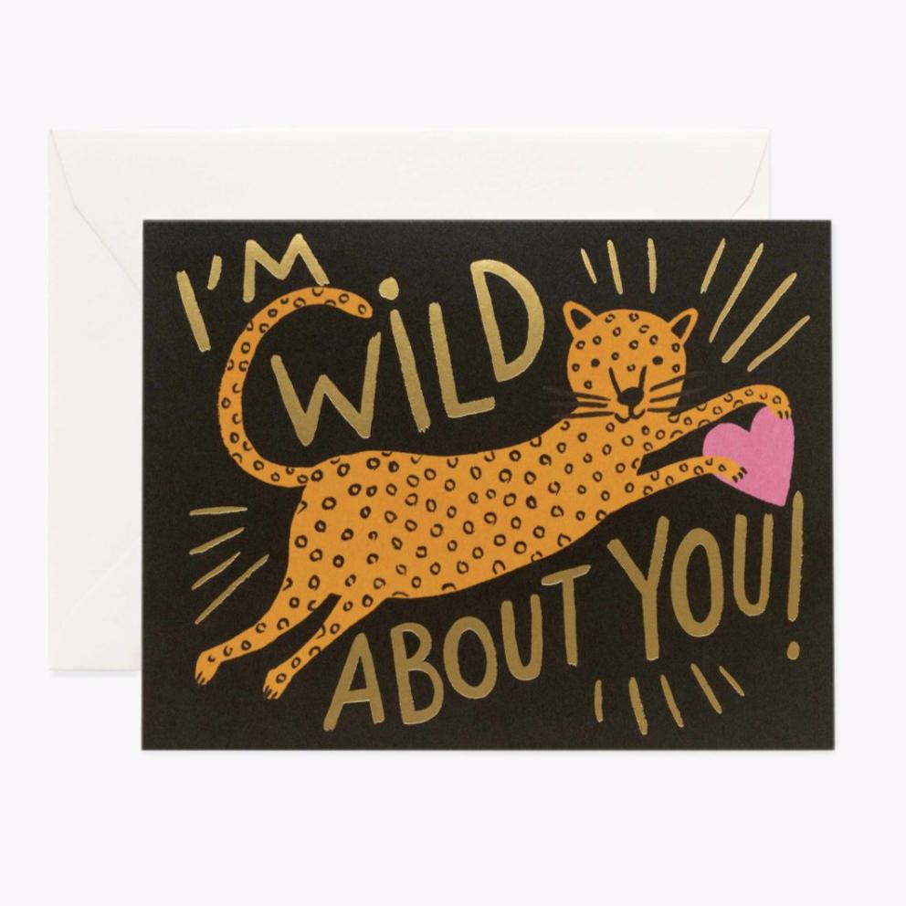 Rifle Paper Co Greeting Cards Wild About You Card