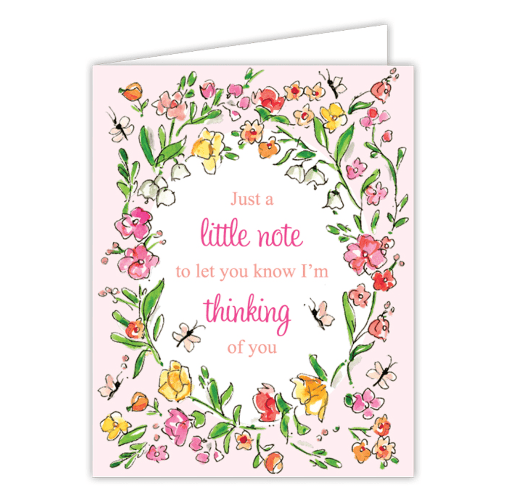 Rosanne Beck Greeting Cards Just a Little Note Thinking of You Card