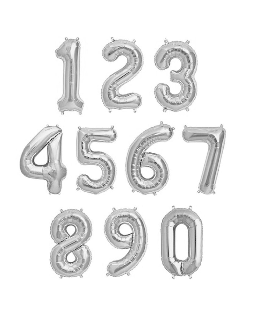 Silver Number Balloons (Anagram)
