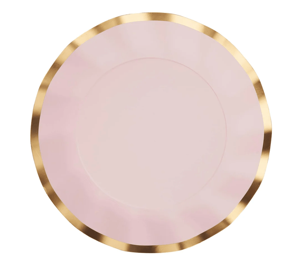 Sophistiplate Party Everyday Blush Wavy Dinner Plate