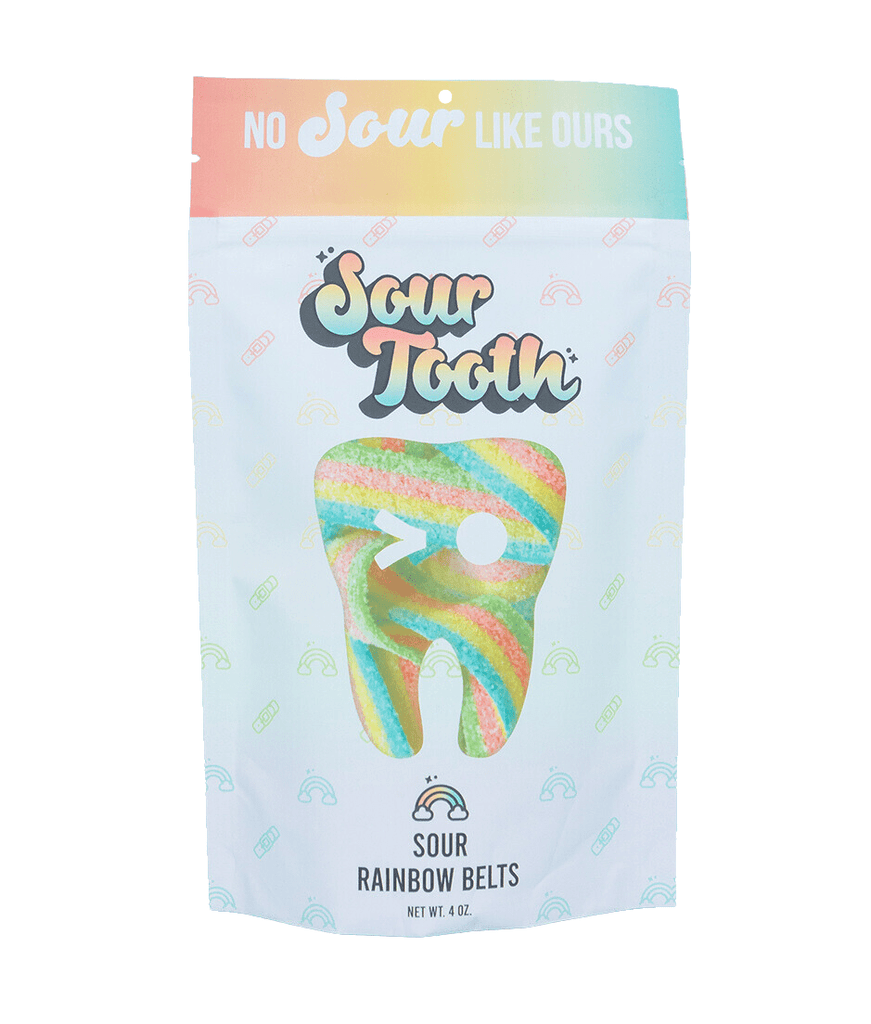 Sour Tooth Gift Sour Rainbow Belts