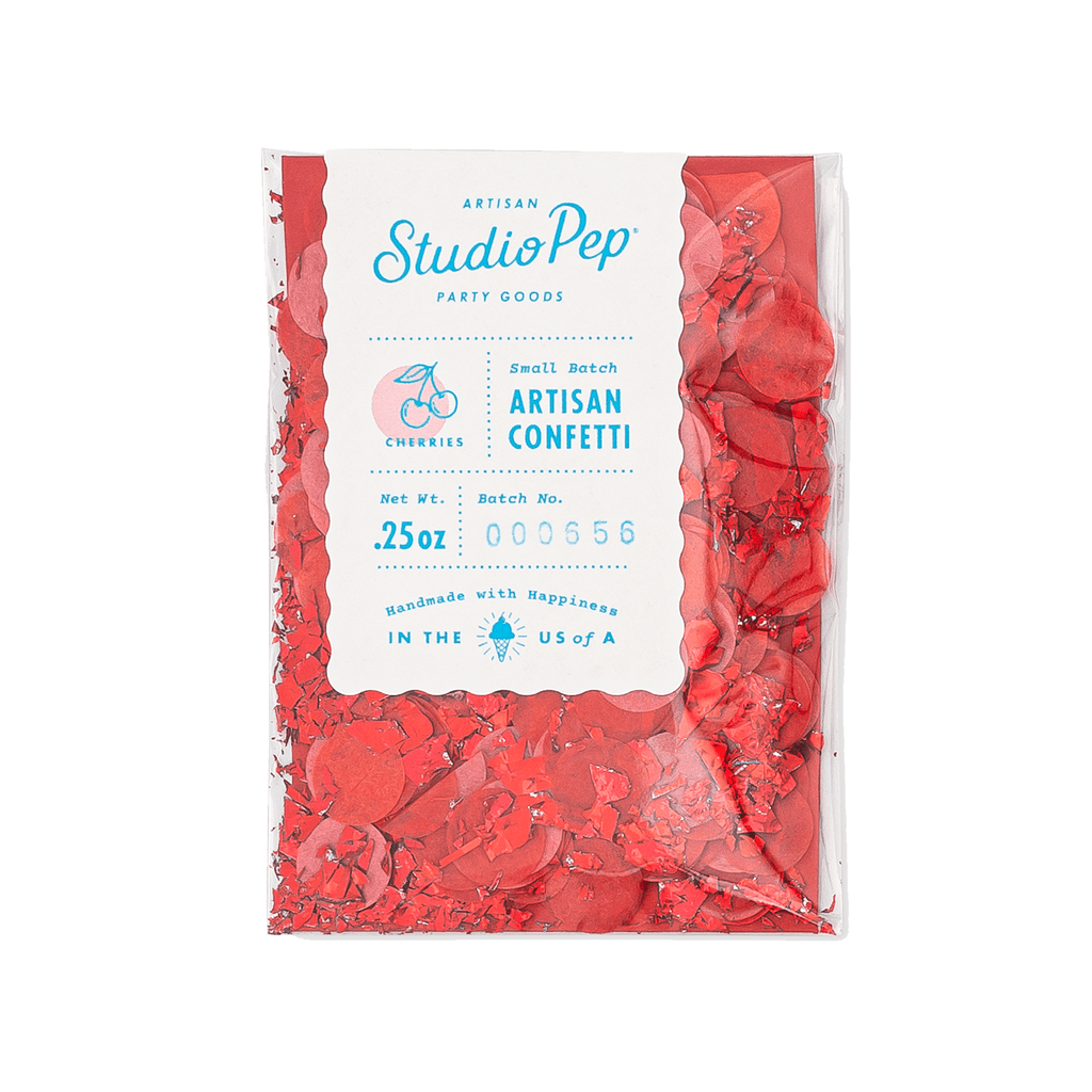 Studio Pep Party Mini Pack Cherry Red Artisan Confetti