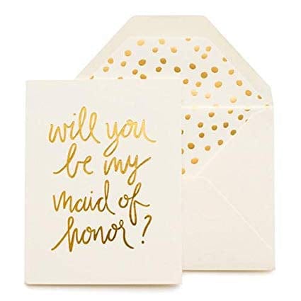 SugarPaper Greeting Cards Maid of honor Playful Will You Be Maid of Honor Card