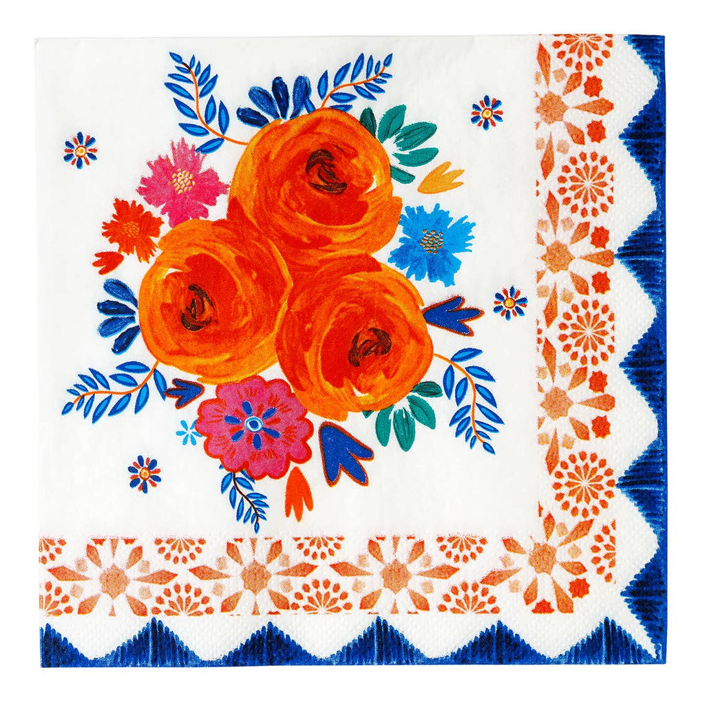 Talking Tables Party Boho Spice Floral Napkins