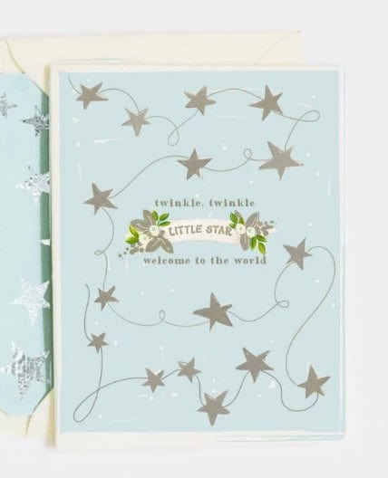 TFS Greeting Cards Twinkle Twinkle -Blue